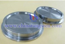 Circular tungsten sputtering target